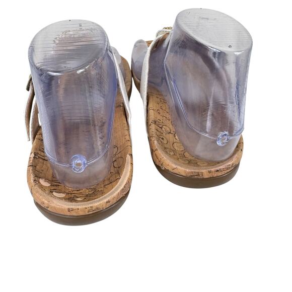 Vionic White Adelie Embellished Cork Insole Adjustable Strap Sandals Women's 8 - Picture 4 of 10